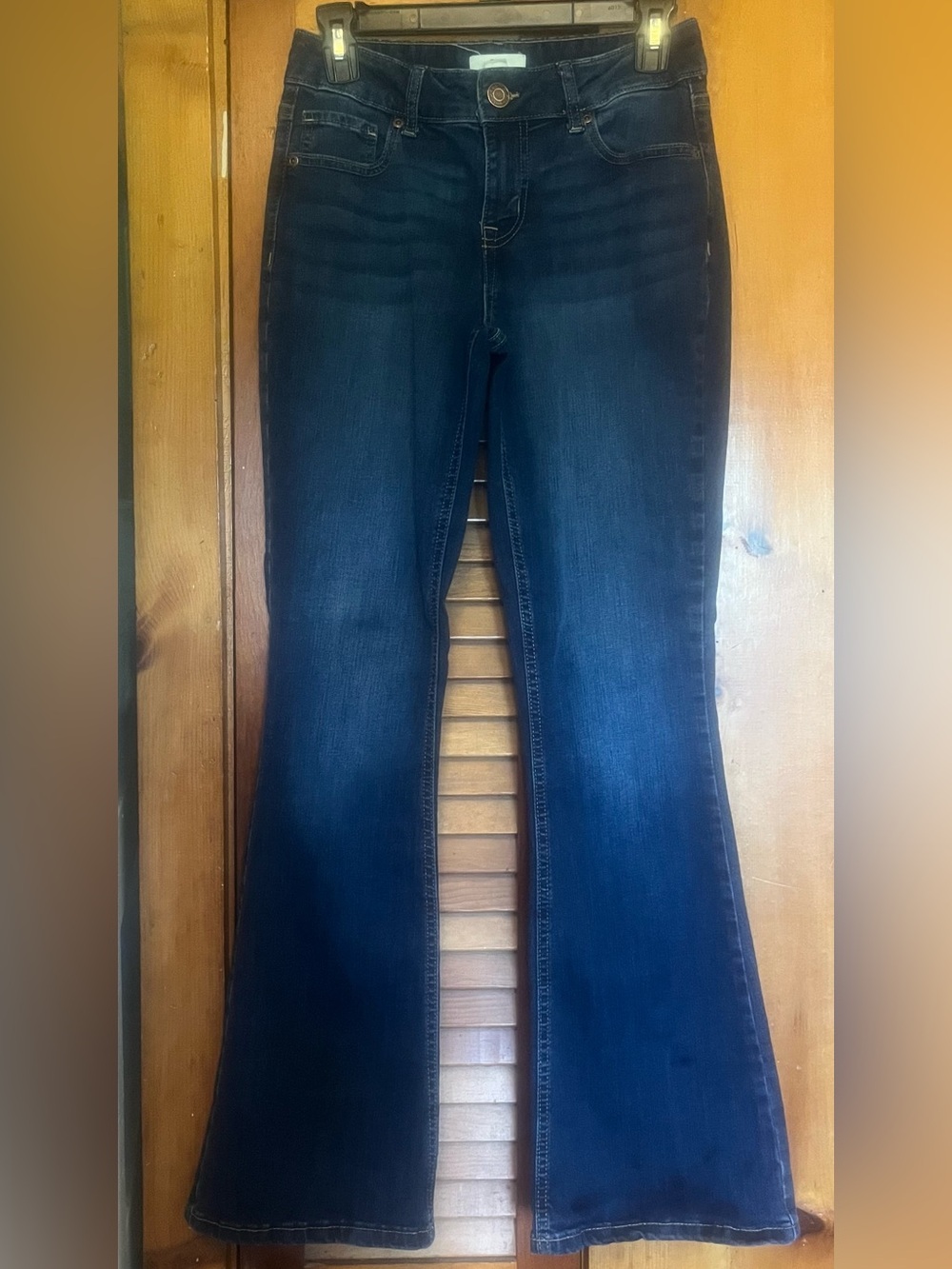 Dark Blue Women's Flare Jeans